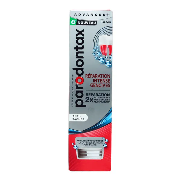 Parodontax Advanced+ dentifrice réparation intense gencives