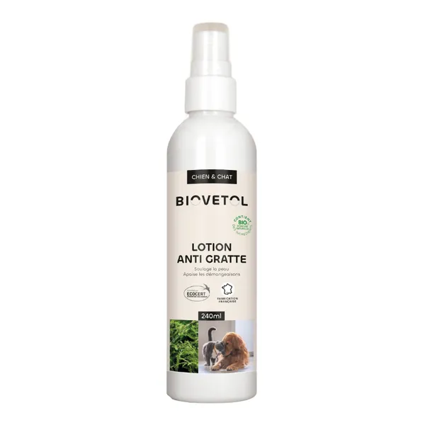 Biovetol lotion anti gratte Chien et Chat
