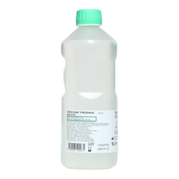 Versylene Fresenius NaCl sérum physiologique pour irrigation