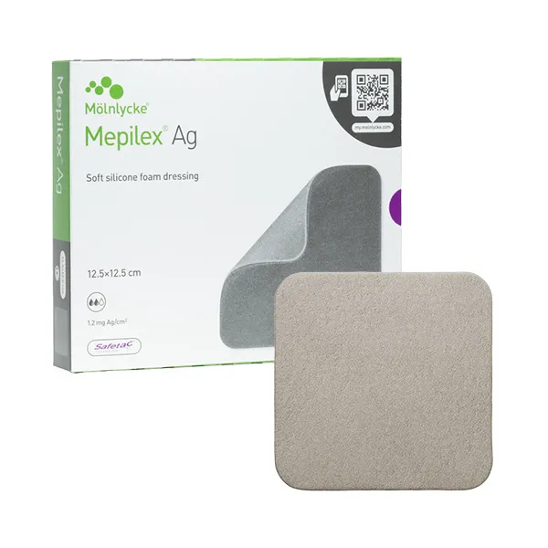 Mepilex AG pansement hydrocellulaire siliconé antimicrobien