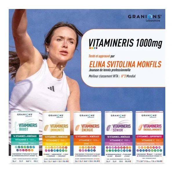 Granions Vitamineris Immunité comprimés effervescents