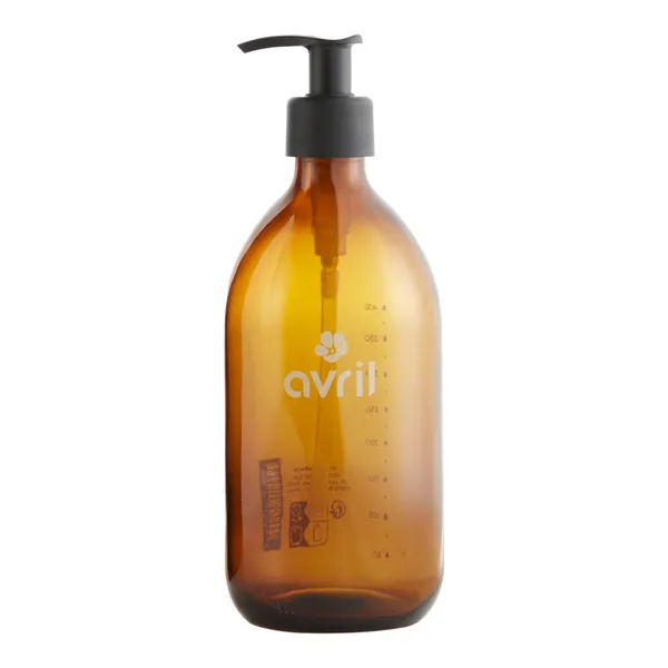 Avril Flacon verre pompe rechargeable