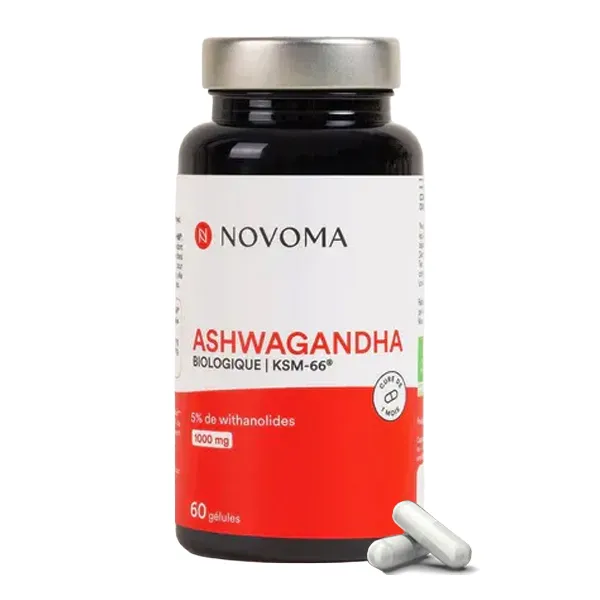 Novoma Ashwagandha bio KSM 66 gélules