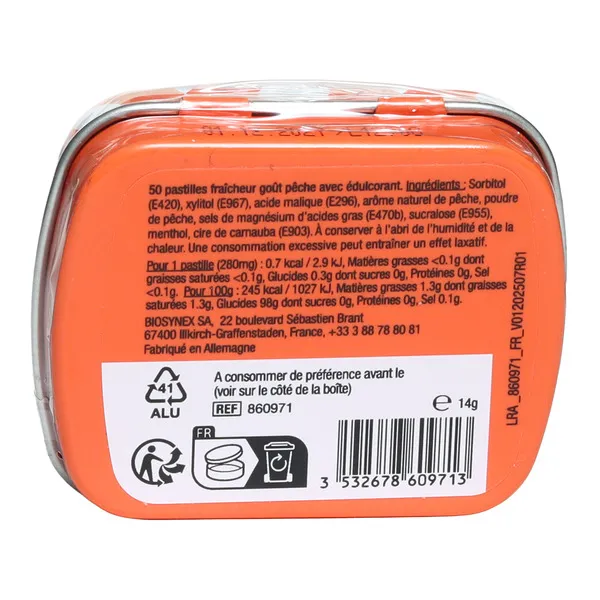 SuperWhite pastille fraîcheur sans sucre