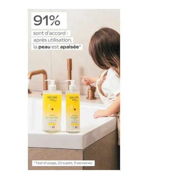 Weleda bébé gel lavant doux au calendula bio