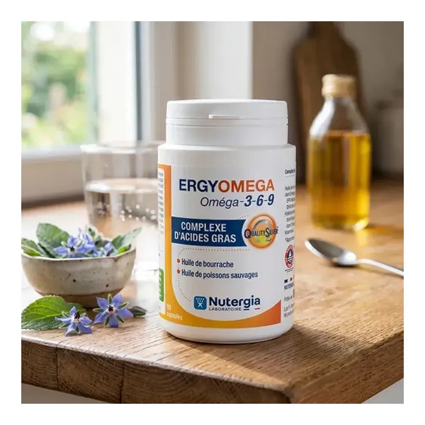 Nutergia Ergyomega Oméga 3 6 9 capsules