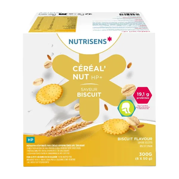Nutrisens Cereal Nut HP+ Céréales hyperprotéinées et hypercaloriques