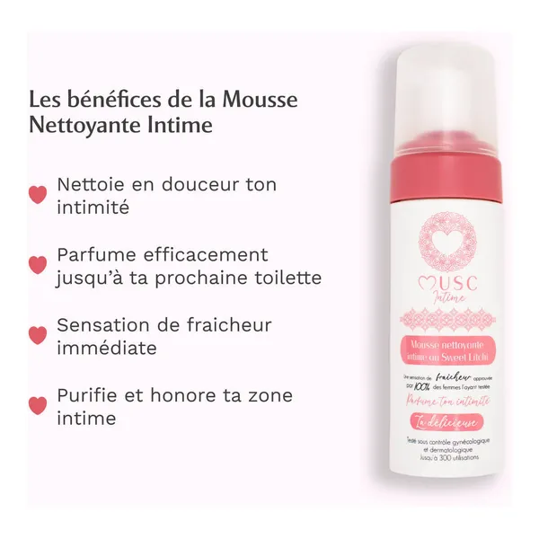Musc Intime Mousse nettoyante