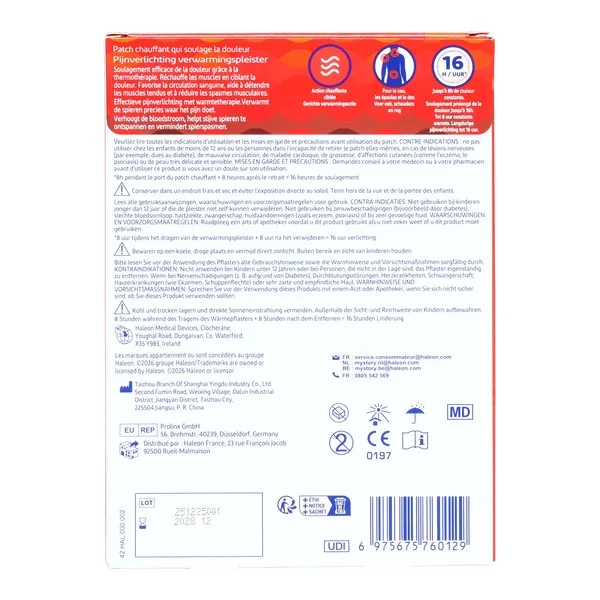 VoltaHeat patch chauffant