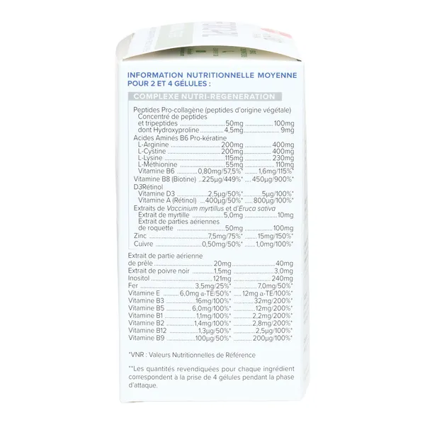 Forcapil Integral Expert cheveux et cuir chevelu gélules