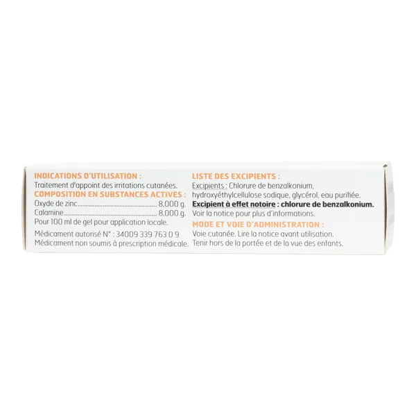 Gel de Calamine