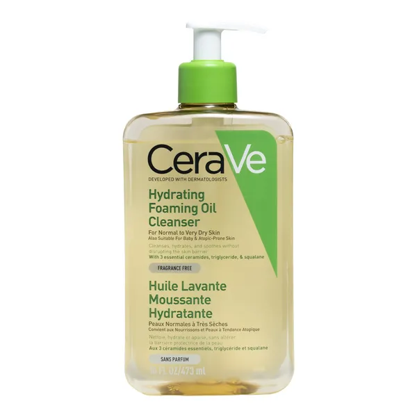Cerave Huile lavante moussante hydratante