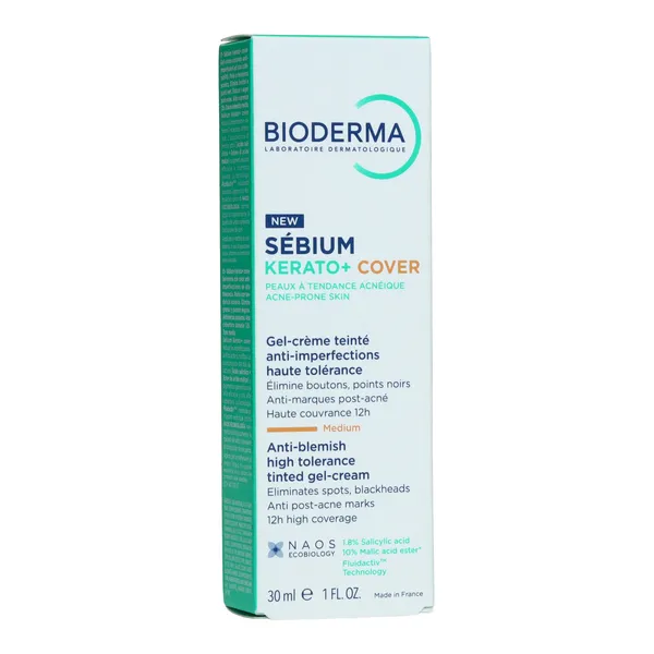 Bioderma Sébium Kerato+ Cover Gel-crème teinté anti-imperfections