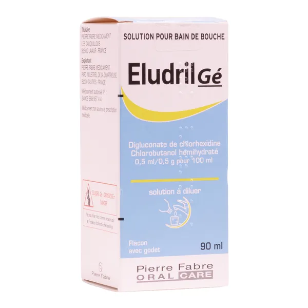 Eludril Gé bain de bouche antiseptique