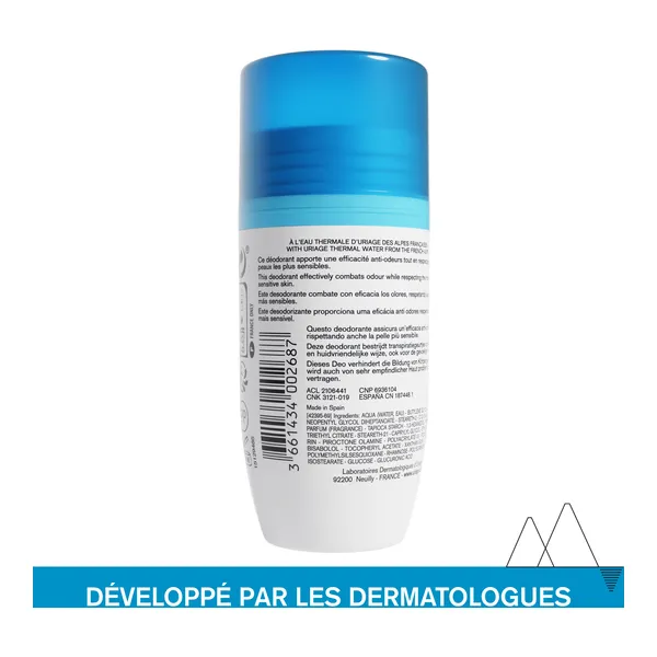 Uriage déodorant douceur bille