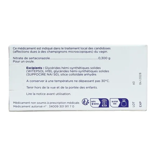 Candazol ovule mycose
