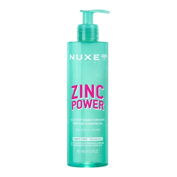 Nuxe Zinc Power gelée nettoyante purifiante