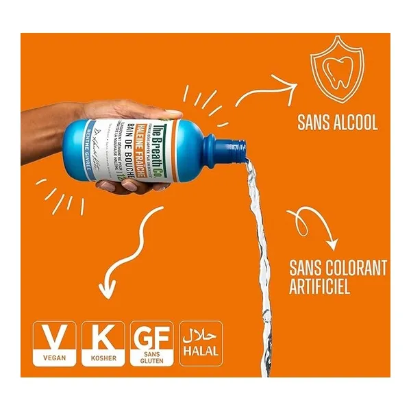 The Breath Co bain de bouche haleine fraiche menthe givrée