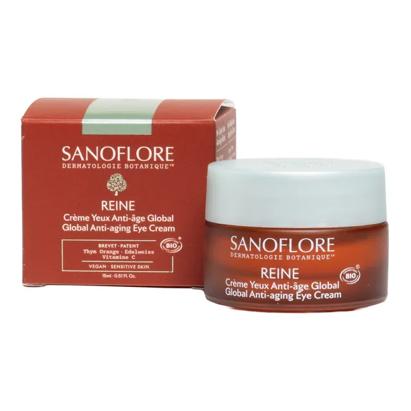 Sanoflore Reine Crème yeux Anti âge Global bio
