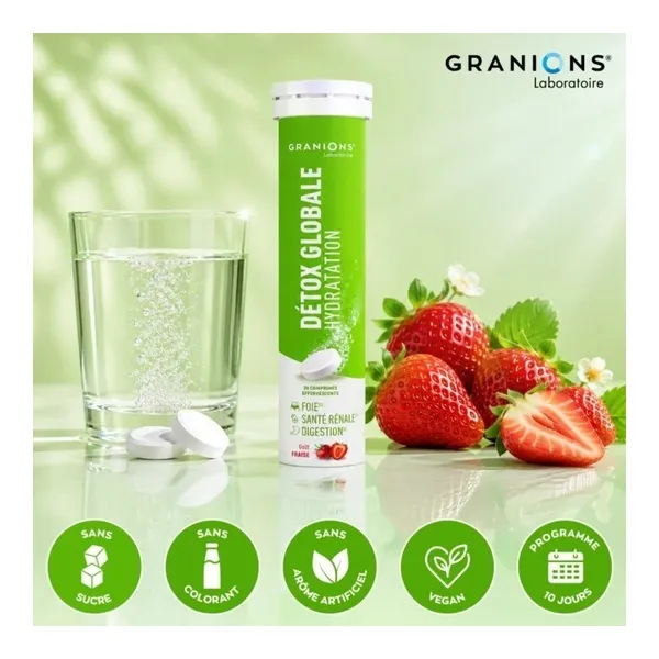 Granions Détox globale comprimés effervescents