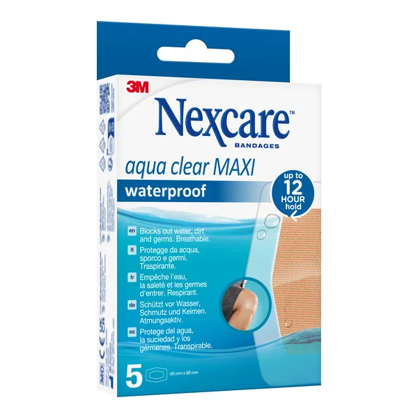 Nexcare Aqua Clear pansements waterproof Maxi