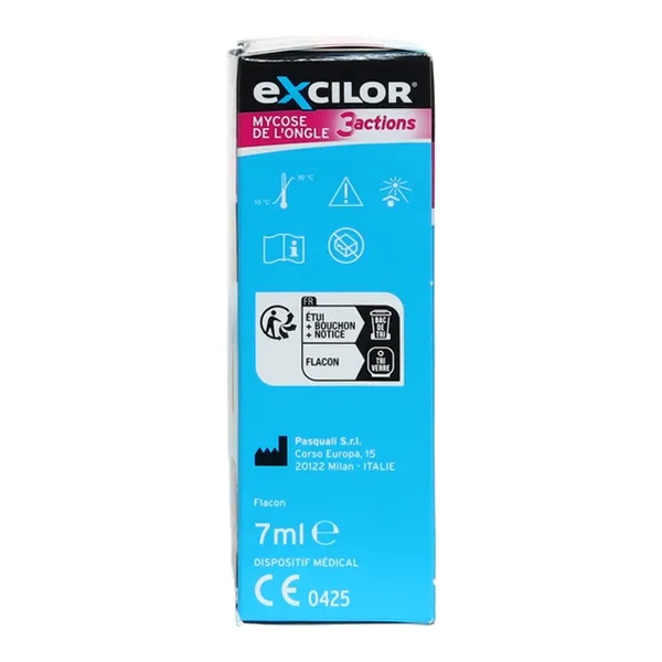 Excilor Mycose de l'ongle 3 actions