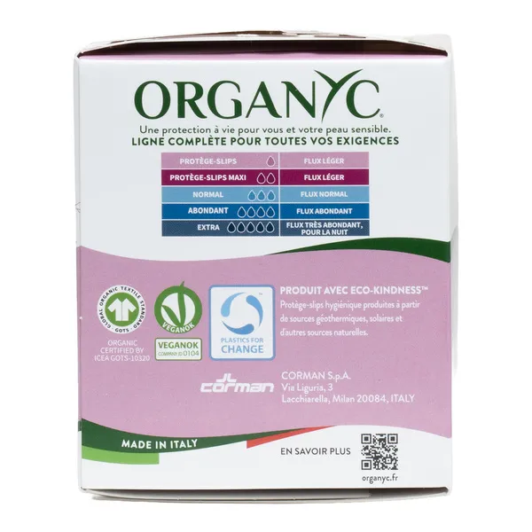 Organyc Protège-slip Flux léger Coton Bio