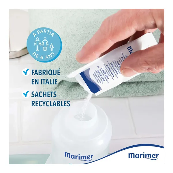 Marimer lavage nasal sachets de solution saline