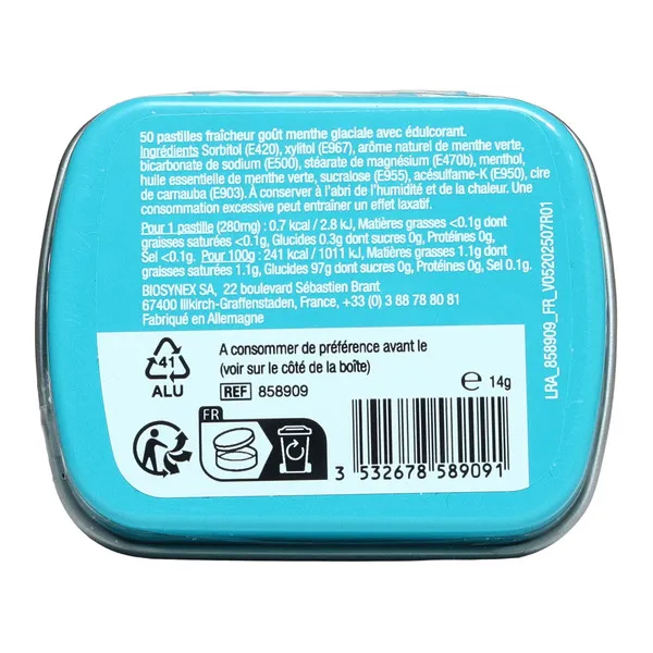 SuperWhite pastille fraîcheur sans sucre