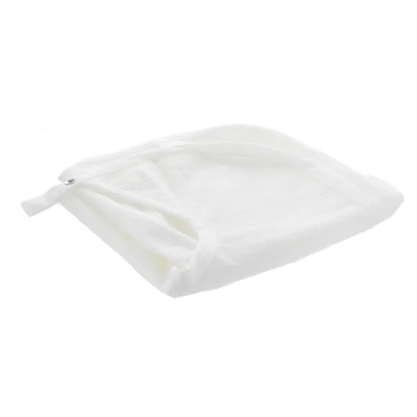 Bavoir imperméable 2 faces coton blanc 70 x 50 cm