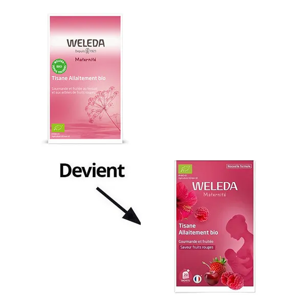 Weleda tisane d'allaitement arôme fruits rouges sachets