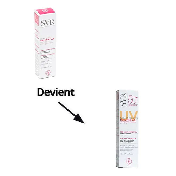SVR sensifine AR Soin anti rougeurs SPF 50+