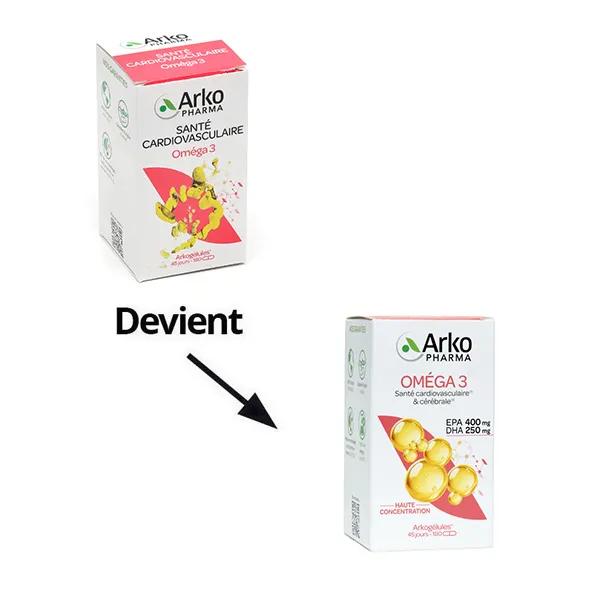 Arkogélules Oméga 3 capsules