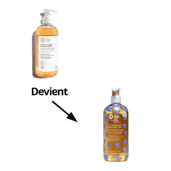 Même Cosmetics huile lavante visage et corps
