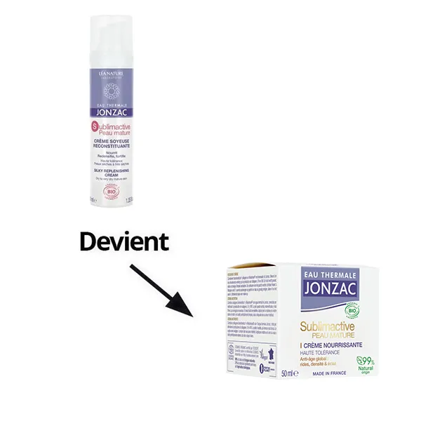 Jonzac Sublimactive Crème nourrissante anti âge bio