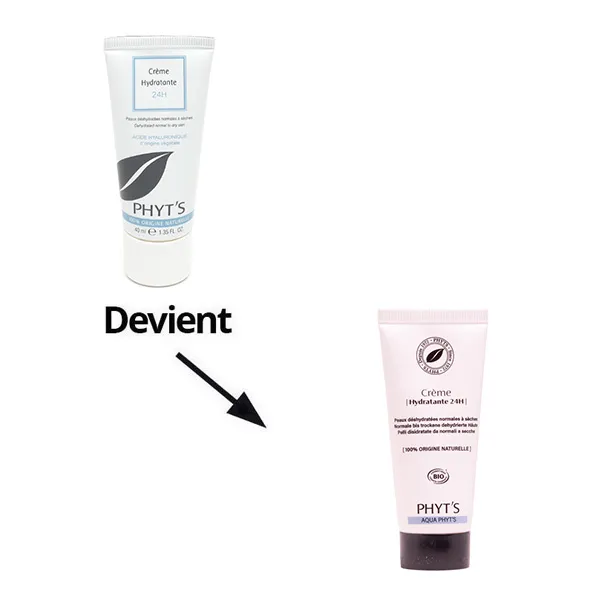 Phyt's crème hydratante 24h Bio