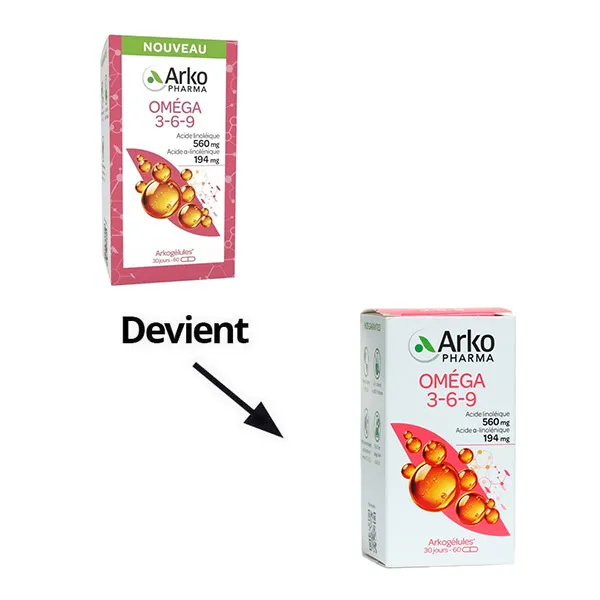 Arkogélules Oméga 3 6 9 capsules