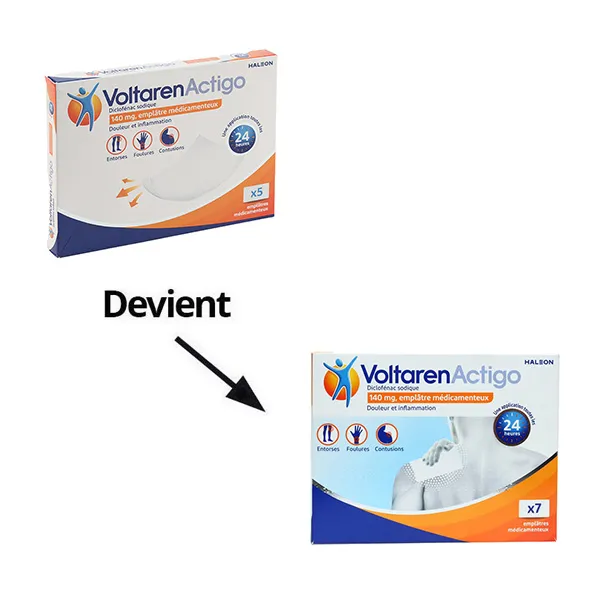Voltaren Actigo patch anti inflammatoire