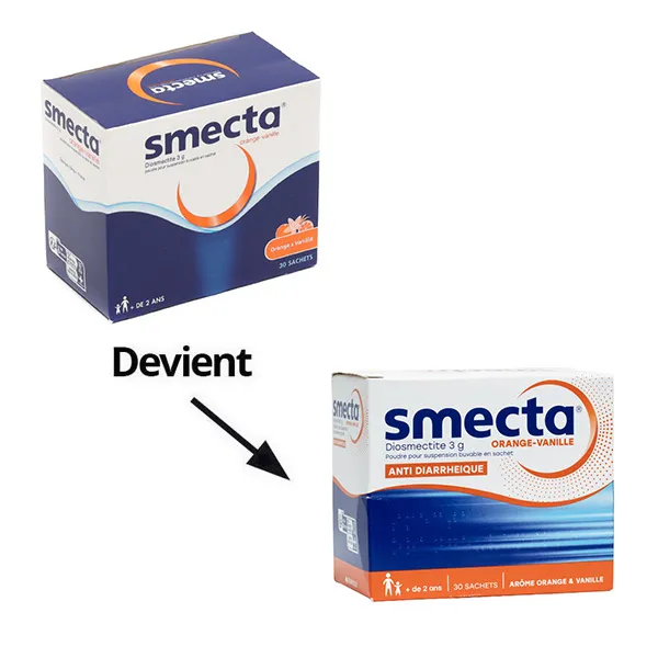 Smecta sachet Orange Vanille