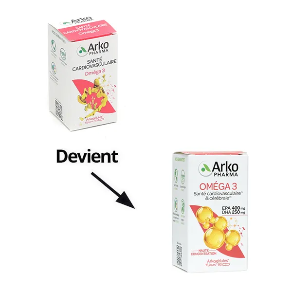 Arkogélules Oméga 3 capsules