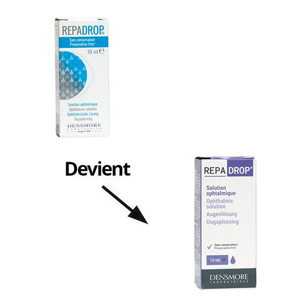 Repadrop solution ophtalmique