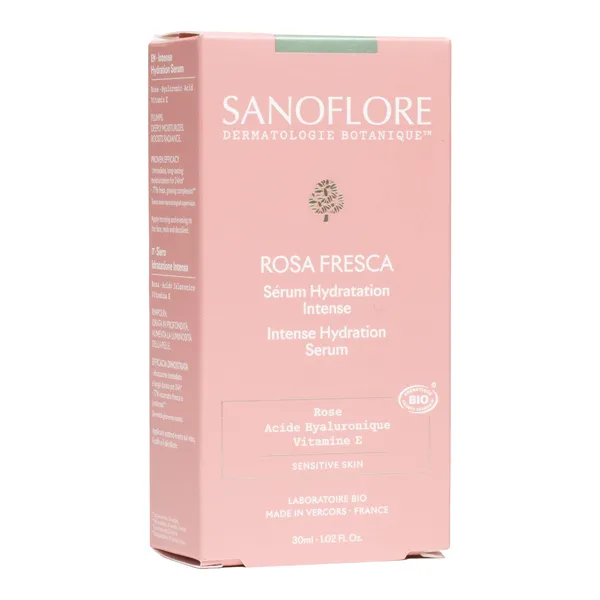 Sanoflore Rosa fresca Sérum Hydratation Intense bio