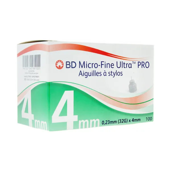 BD Micro Fine Ultra aiguille pour stylo à insuline x100