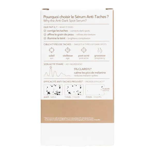 Krème sérum concentré anti taches bio