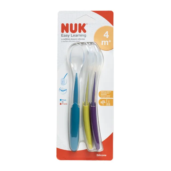 Nuk cuillère douce silicone