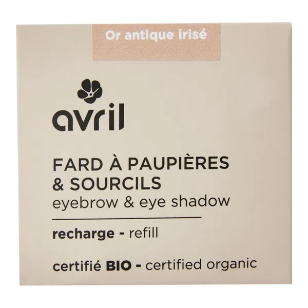 Avril Fard à paupières et sourcils bio