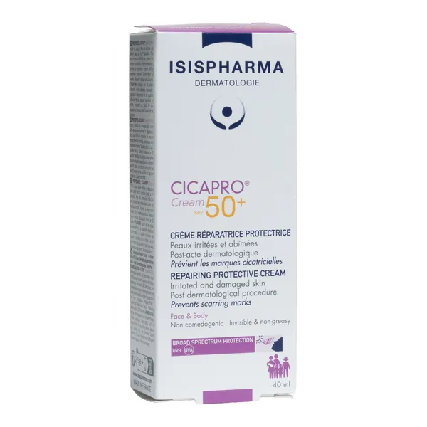Isispharma Cicapro Crème réparatrice protectrice SPF 50+