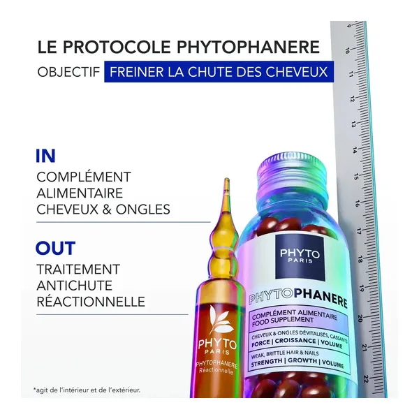Phytophanère Antichute réactionnelle ampoule
