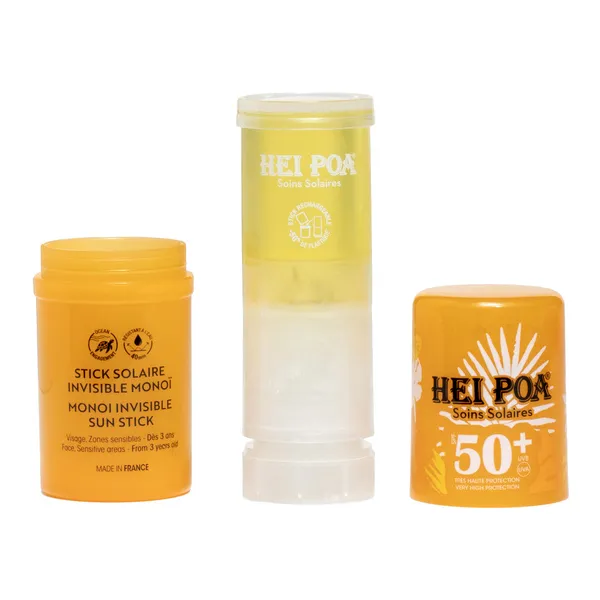 Hei Poa Stick solaire invisible Monoï SPF 50+