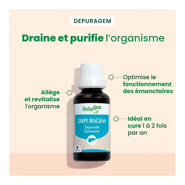 HerbalGem Depuragem bio gouttes